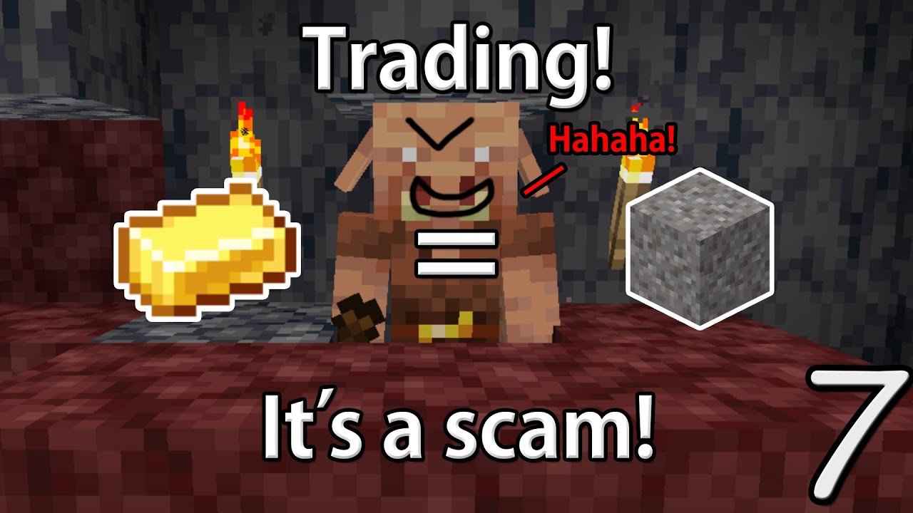 PIGLIN TRADING! Minecraft Hardcore Survival (7) YouTube