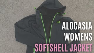 USHARESPORTS Womens Softshell Jacket Waterproof Review | Jacket for Hiking Running