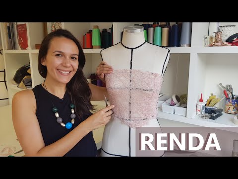 Vídeo: Como Costurar Renda