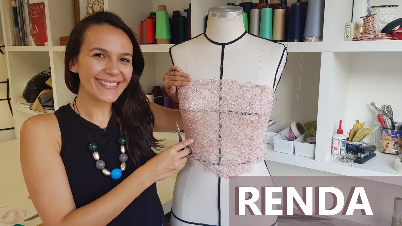 Como costurar renda: 2 opções
