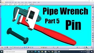 Pipe wrench design in catia v5 | part 5 | Catia v5 tutorial for beginners | catia tutorial