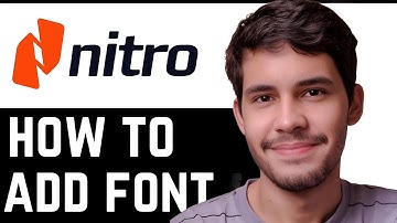 NEW! ADD FONT IN NITRO PDF WORKING 2025!