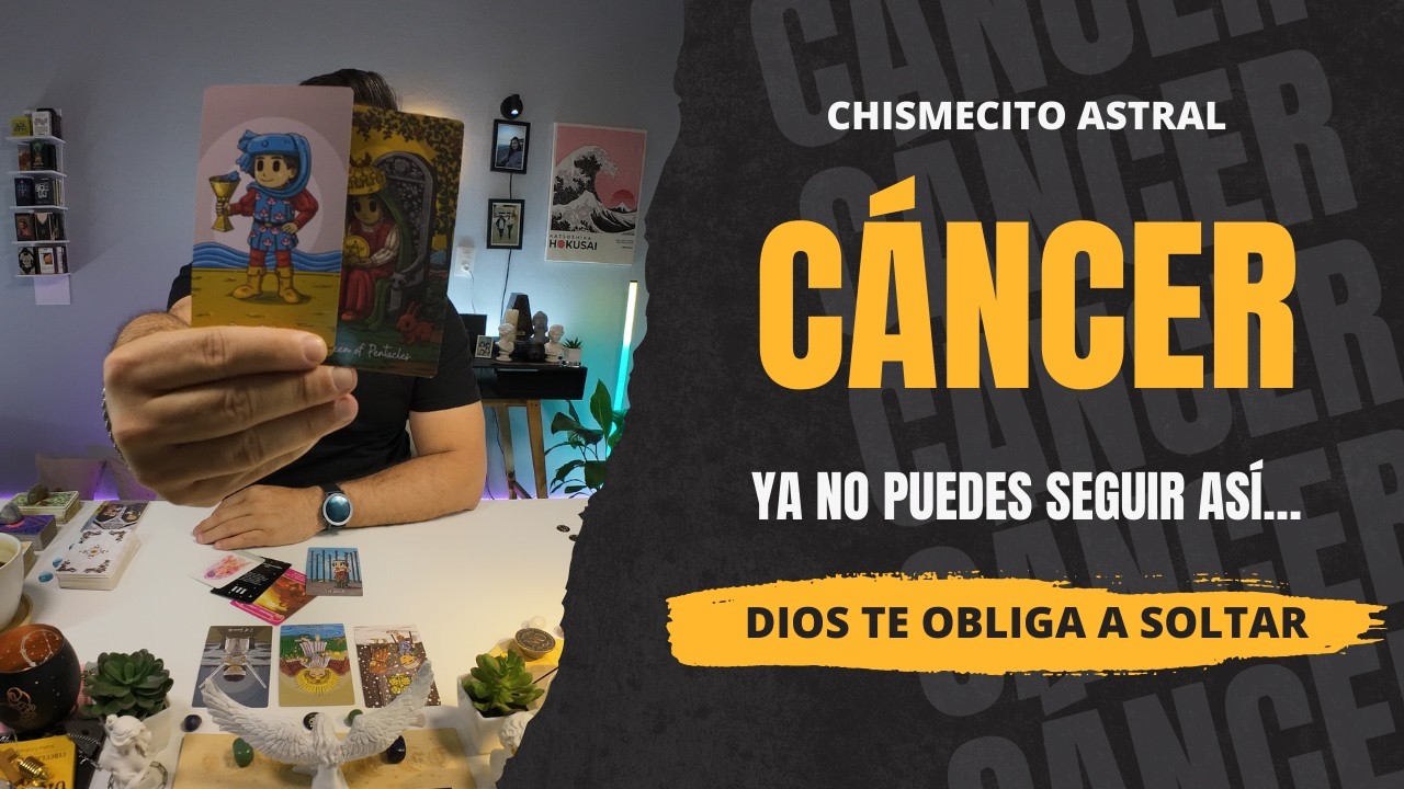 CÁNCER ♋️ Ya no puedes seguir así… Dios te obliga a soltar