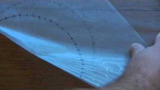Conics - Making an Ellipse with Wax Paper