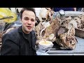 Chinese Street Food FRENZY! LAMB HEAD Soup + Organ Tour in Kashgar, China