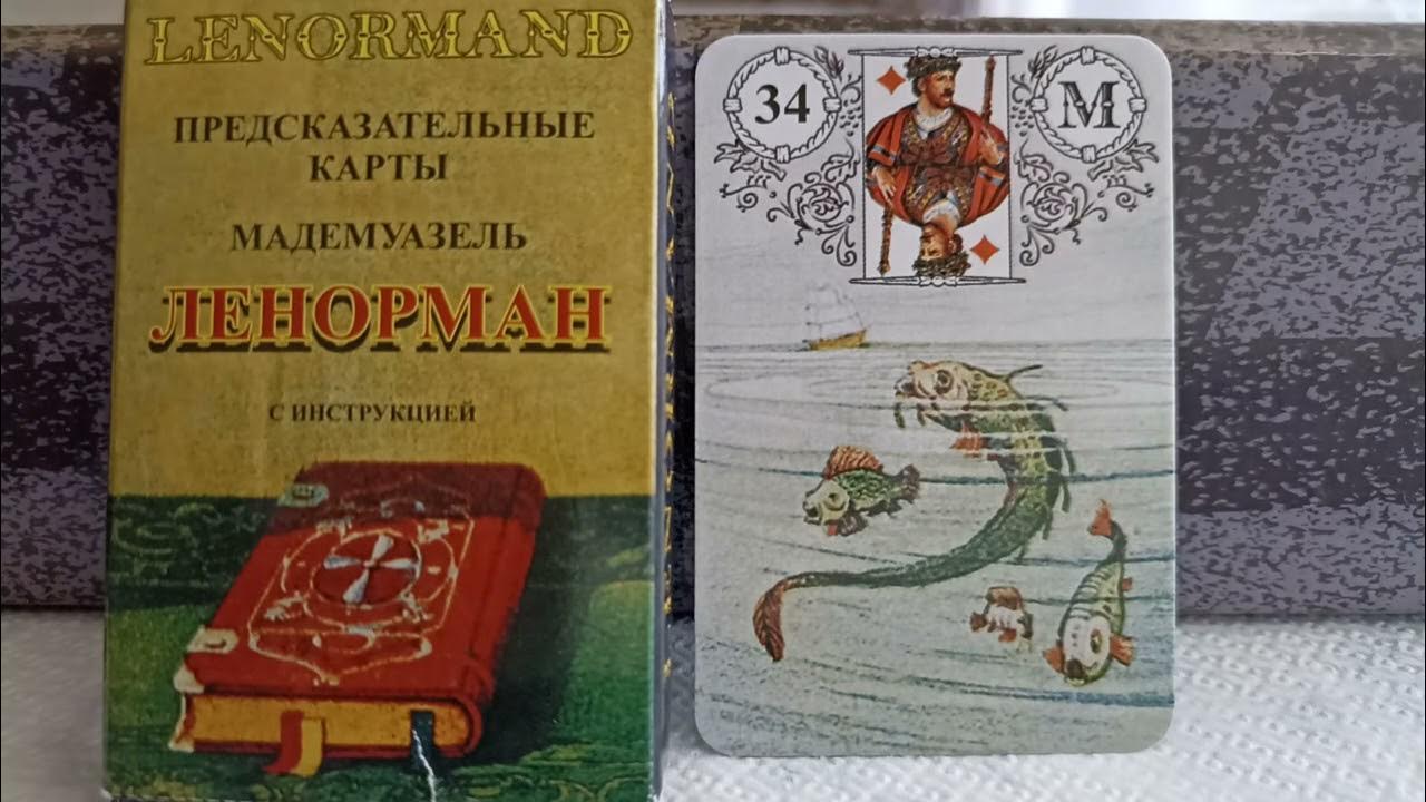 34 карта РЫБЫ. Колода Ленорман. Основные значения - YouTube