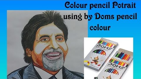 #jayaarts#Amitabh bacchan  potrait By Doms Colour pencil