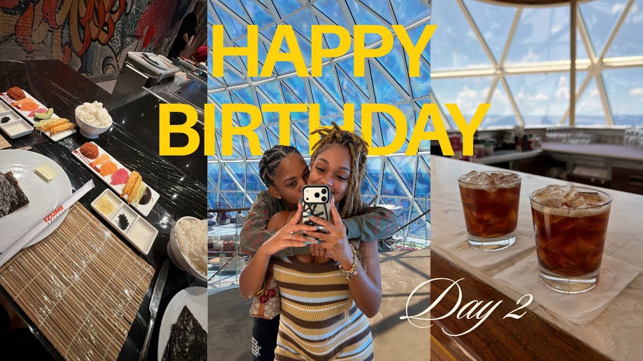 ICON OF THE SEAS DAY 2! 🎂 Birthday Vlog, Izumi Sushi Class, Hibachi & Formal Night