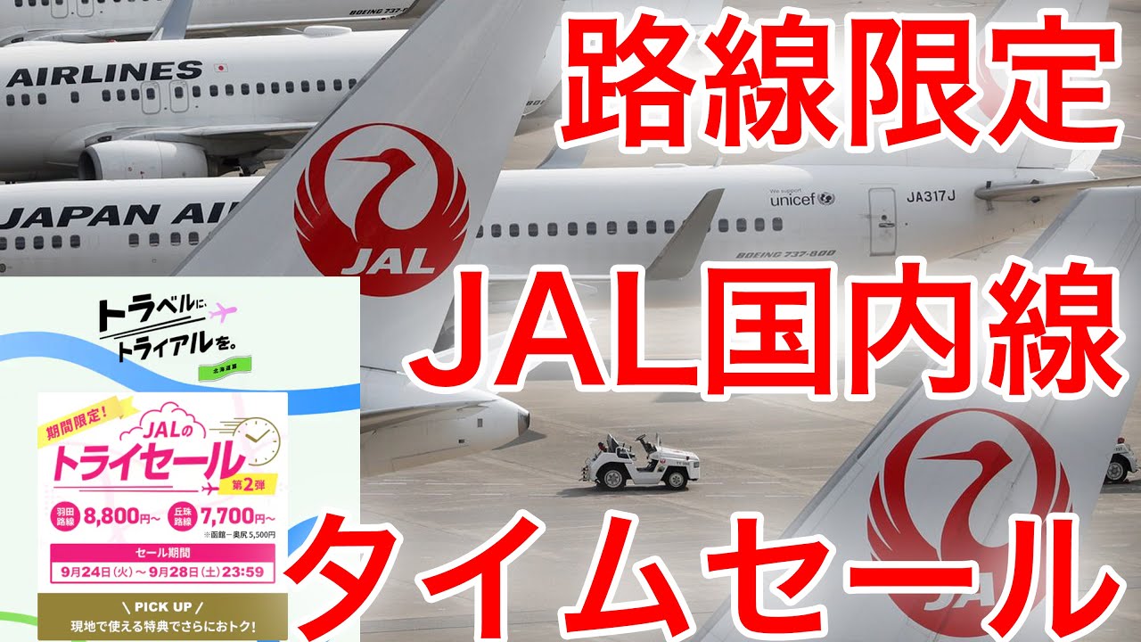 It's not widely known, but JAL's limited-time domestic flight sale
