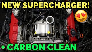 FITTING A NEW SUPERCHARGER TO MY AUDI RS4!!