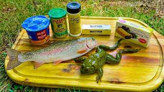 Download lagu Combo Rainbow Trout and Frog Catch n' Cook!