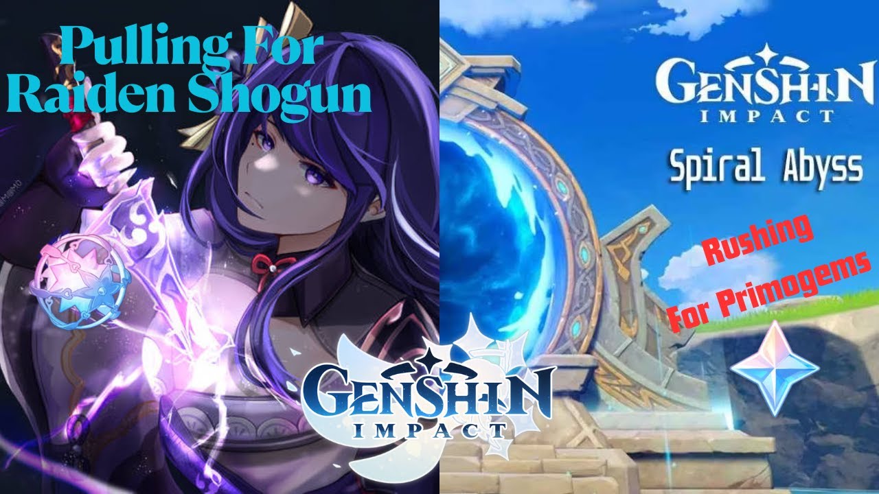 Pulling for Raiden Shogun | Spiral Abyss Battle | Rushing For Primogems ...
