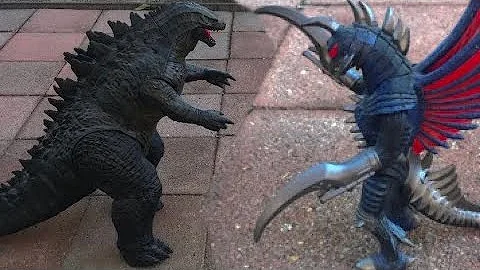 GODZILLA 2019 VS GIGAN 2004 (Final Wars Gigan) STOP MOTION FILM