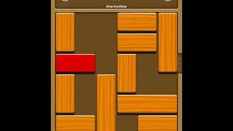 Unblock me free solutions beginner level 53 ( android and ios app solutions all levels )