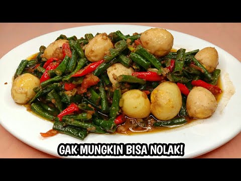 Tumis Kacang Panjang Sama Telur Puyuh