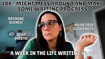 Am I...PRE-OUTLINING?!? • A week in the life writing vlog, feat. beat sheets, opening scenes, & MORE