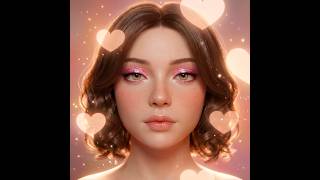 Bringing my makeup face chart to life with AI💗 iPad Procreate brushes are in the description.