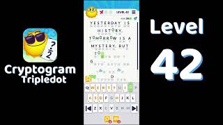 Celebrity Cryptogram Tripledot Level 42 Answer | SolutionGuruji Net Worth