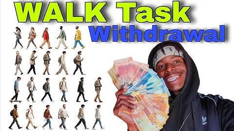 Walk Task Live WITHDRAWAL ( How to make money online 2025 )