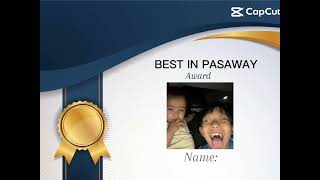 Best in pasaway award