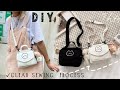 DIY Crossbody Bag from cloth sew at home😍👜 Like a REAL store bought bag tutorial