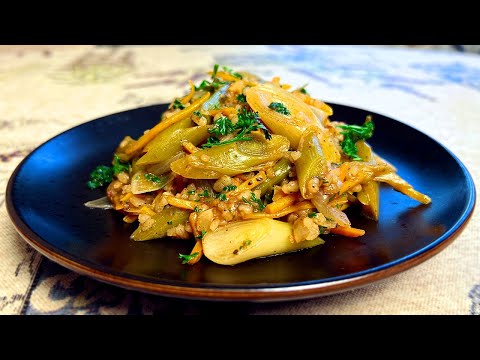 Рецепты ЛУК ПОРЕЙ – Готовь скорей   Вкуснейший рецепт с тонким вкусом лука порея и риса