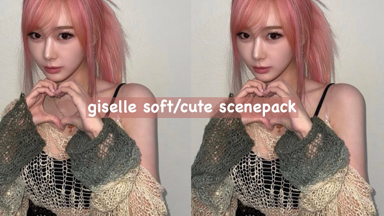 giselle ⎯ soft/cute scenepack