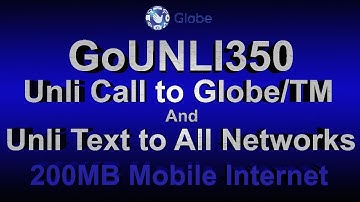 How to Register GoUNLI350 Using Mobile Phone | Globe Prepaid Promo | Philippines Load
