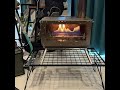 Portable Alcohol Burner for Fireplace Tent Wood Stove 304 Stainless Steel, Clean No Wood Needed