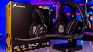 Corsair Void Elite RGB Wireless Headset Gamer - PT-Br