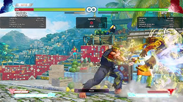 STREET FIGHTER V (BETA) Ryu Double V Triggered EX Fireball Combo