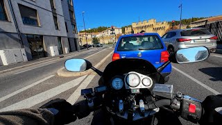 Essai Routier De Ma Kawasaki Zr7S De Rognonas À La Bégude-De-Rochefort Pov Moto