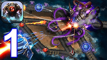 Defense Legend 5: Survivor TD - Gameplay Walkthrough Part 1 Tutorial Level 1-5 (Android Game Play)