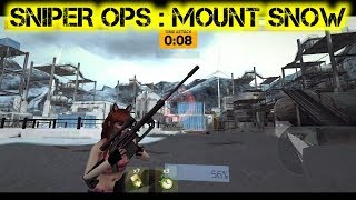 Cover Fire : Offline Shooting Games. Sniper+Mount+Snow. Sniper Skirmish Game Play. screenshot 2