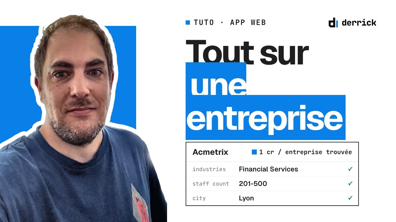 Enrichir une liste d'entreprises avec LinkedIn : 21 champs (tuto)