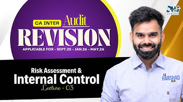 CA Inter Audit | Chapter 3 Part 3 Revision by CA Harshad Jaju | HJ Classes #cainteraudit