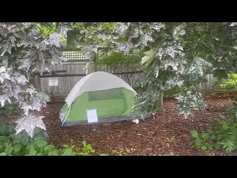 Tents Along Cobourg Lakeshore August 7, 2023