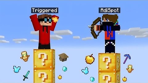 Lucky Block Tower Race NOOB VS PRO CHALLENGE!