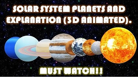 Solar System and Planets (3D Animated) using Powerpoint