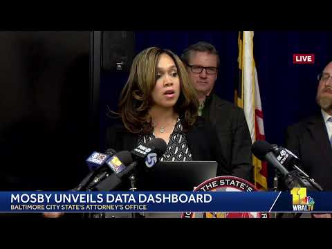 LIVE: Baltimore City State's Attorney Marilyn Mosby announces new interactive data dashboard – wb…