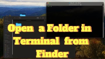 How to Open a Terminal Window in Finder