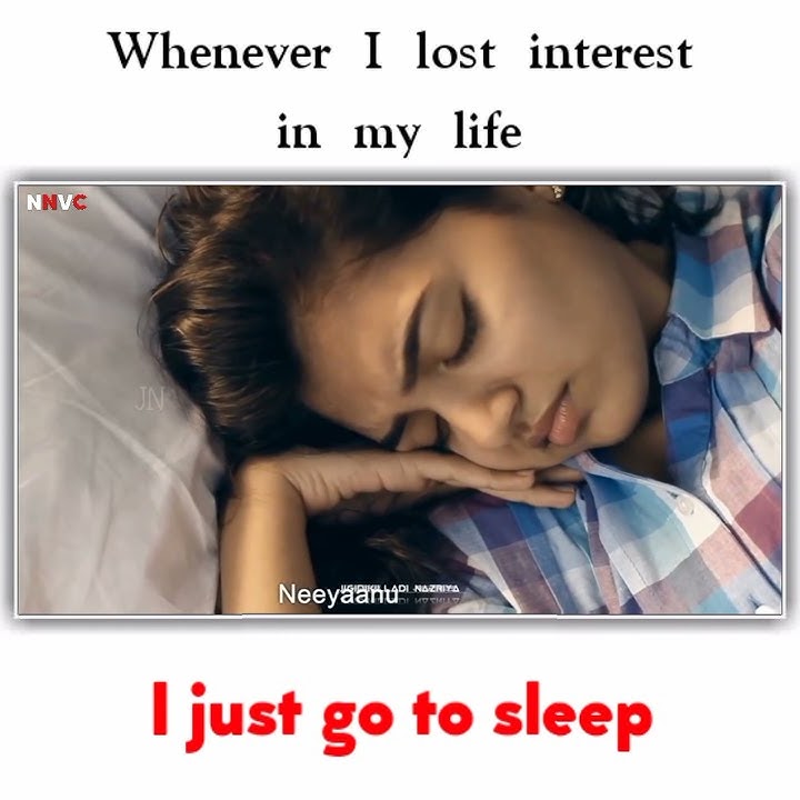 Sleeping😴 Status || #nazriya #tamilsongs #expressionqueen