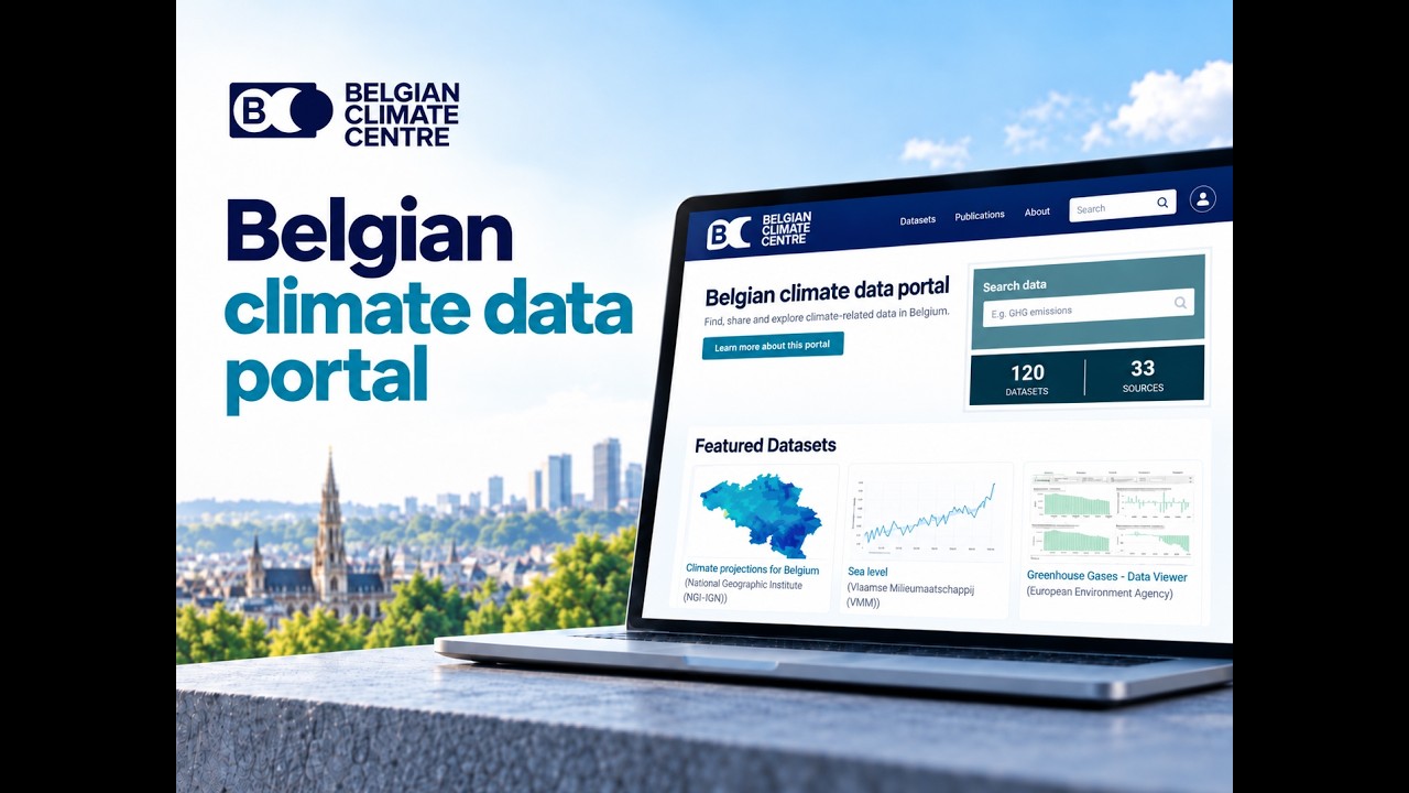 The Belgian climate data portal is live