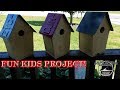 A Kids Project | License Plate Birdhouses A Kids Project | License Plate Birdhouses