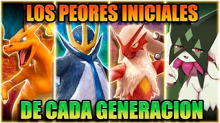 LOS PEORES INICIALES de CADA GENERACIÓN