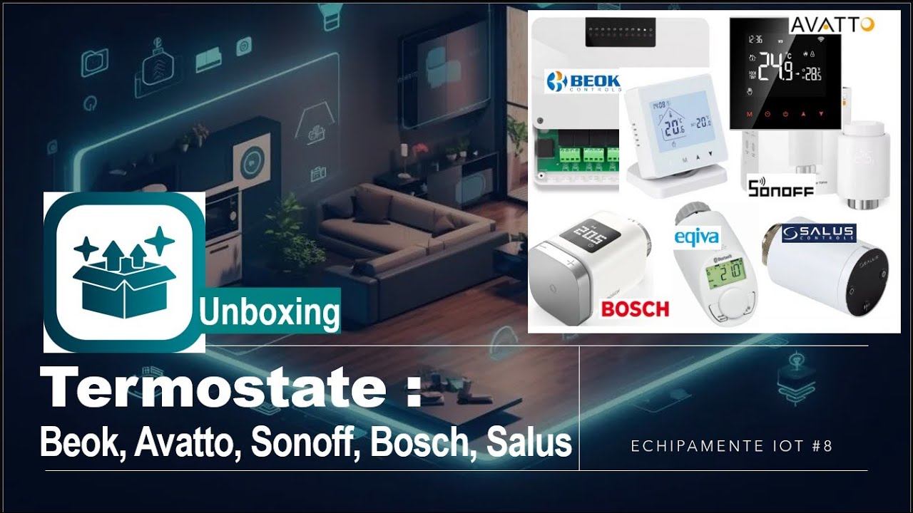🌐 [08] : Termostate de ambient/radiator : Beok, Avatto, Eqiva, Sonoff ...