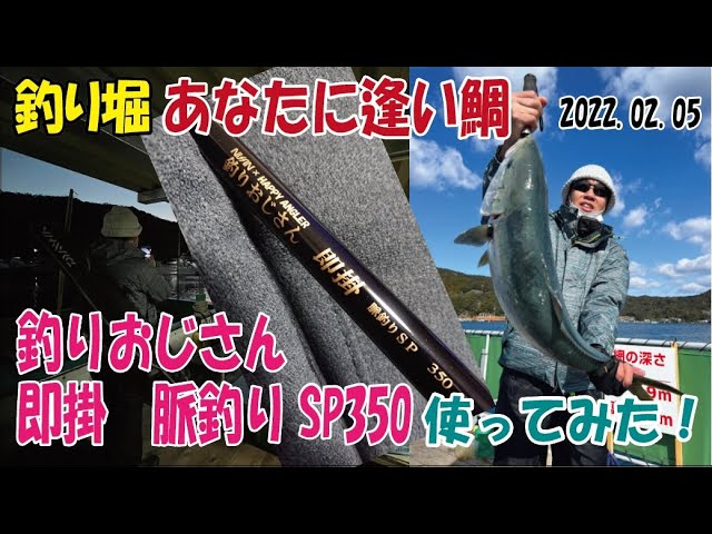 釣りおじさん即掛脈釣りSP350 使ってみた！ INあなたに逢い鯛