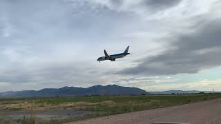 Plane Spotting Salt Lake City Slckslc - Landing Klm 787-9 - July 2019