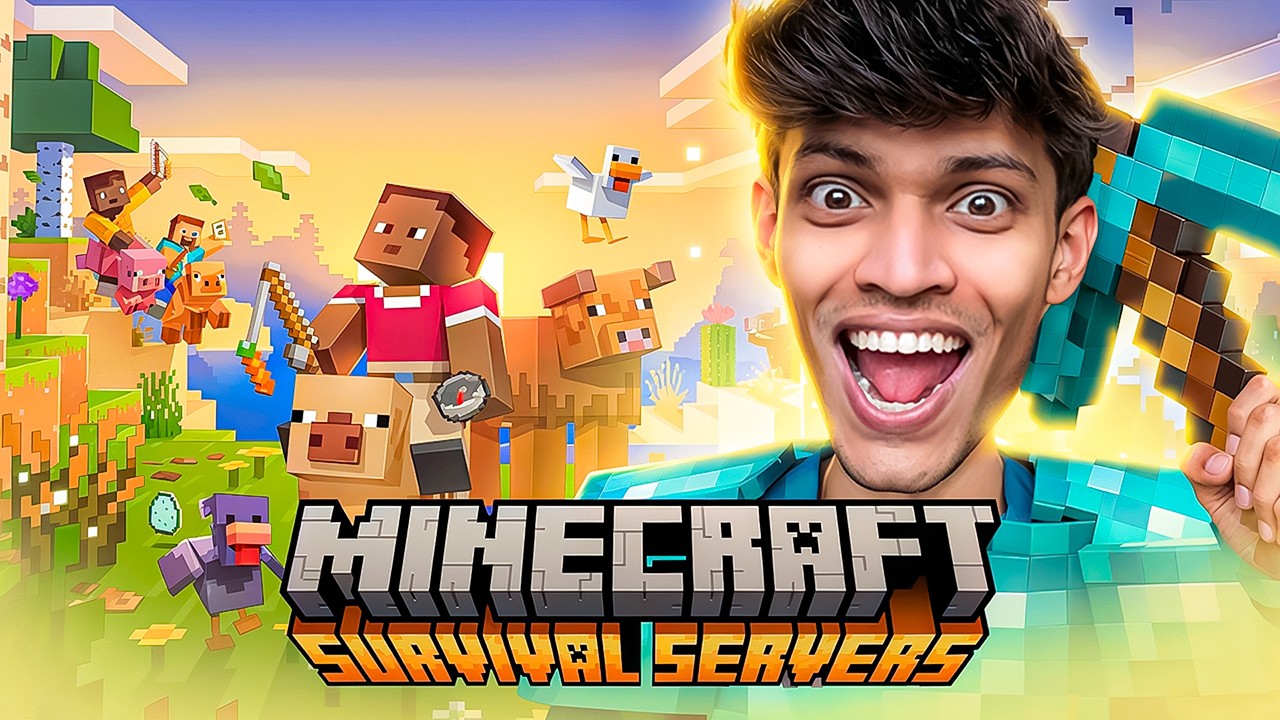 Minecraft SURVIVAL Server For Everyone!! 🥳 | Zbird - YouTube