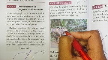 Introduction to Degrees and Radians | Example 2.39 | Kinematics | Class 11 Physics | In Tamil